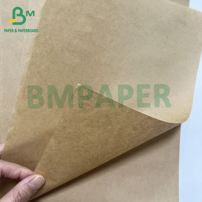 Smooth Recyclable Kraft Color 45gsm 80gsm Food Packing Paper Roll