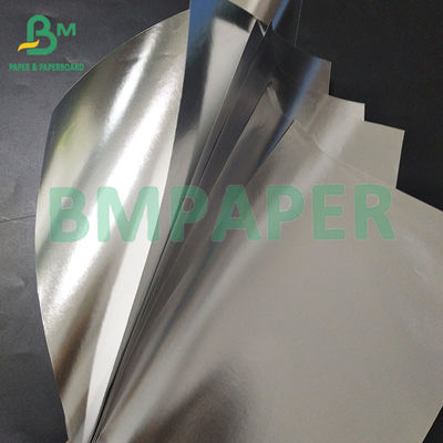 70gsm 763mm Silvery Waterproof And Submersible Aluminized Beer Label Paper Rolls