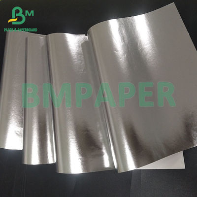 70gsm 763mm Silvery Waterproof And Submersible Aluminized Beer Label Paper Rolls