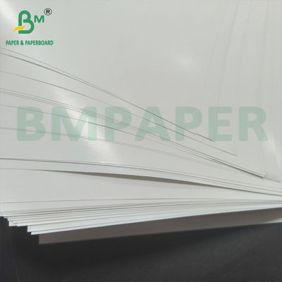 Glossy Coated One Side Label Paper 80gsm 90gsm White C1S Art Paper