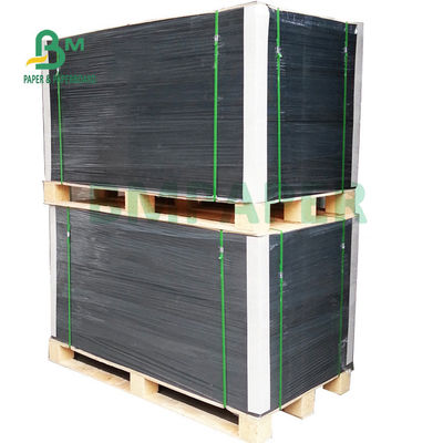 300gsm 350gsm Uniform Black Paper For Hang Tags 70 X 100cm High Rigidity