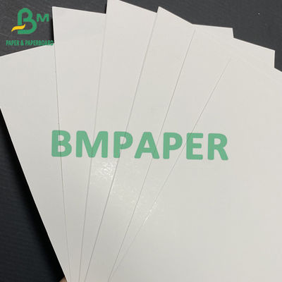 Frozen Food Grade White Paperboard 15g Single PE Coated Boards Customize Large Sheets