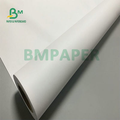 28lb 47lb Coated CAD Paper 24 36 Inches Roll Width Plotter Paper Bond Roll 3'' Core