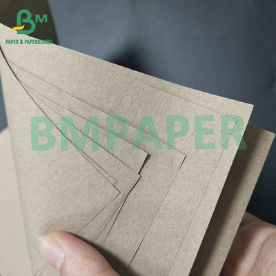 60gsm No Paper Dust Brown Bobbin Fibre Core Kraft Paper For Tape Pipe