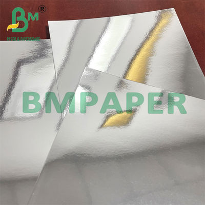14pt 15pt Metallic Silver Cardstock Paper For Cosmetic Box C1S SBS
