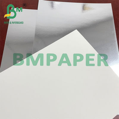 14pt 15pt Metallic Silver Cardstock Paper For Cosmetic Box C1S SBS