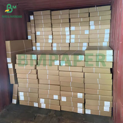 20LB  Wide Format Uncoated White Bond Paper Roll For Inkjet Printers 24&quot; X 150'