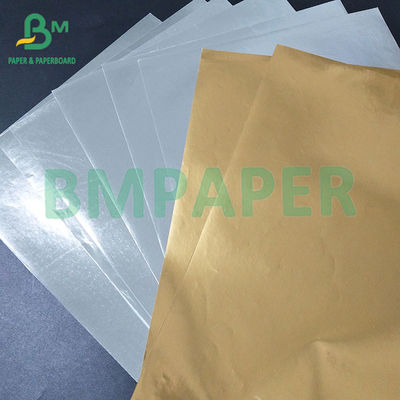 70gsm 763mm Printability Silvery Wet Strength Aluminized Beer Label Holographic Paper