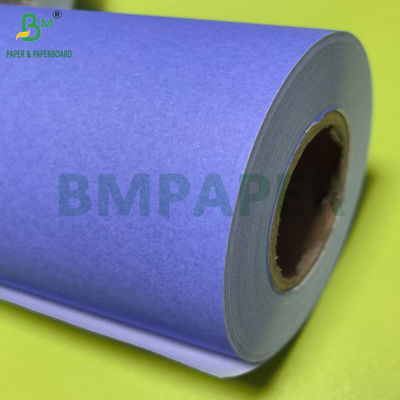 One Sided Purple Plotter Printing Paper 3'' Core 80g CAD Engineering Paper