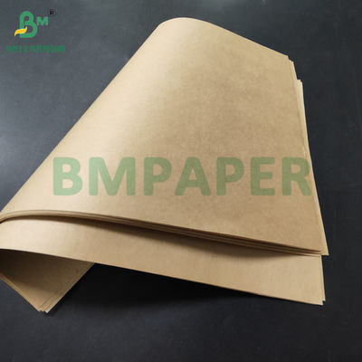50gsm Brown Kraft Paper For Flour Packaging Bag 715mm High Bursting Strength