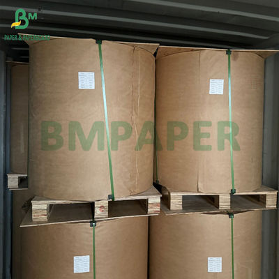 50gsm 60gsm Virgin Brown Kraft Paper Rolls For Dividers 100cms Width