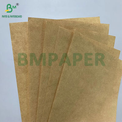 Uncoated 50gsm 60gsm 180mm 715mm Brown Kraft Paper For Making Food Bags