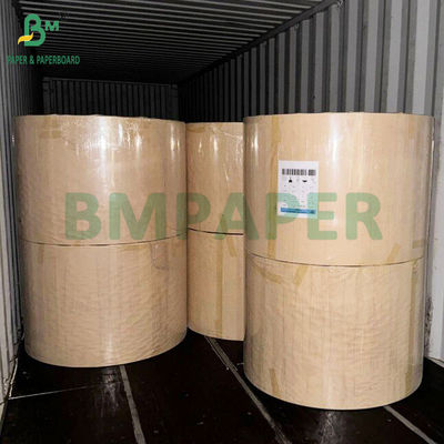 70 80 GSM Unbleached Brown Kraft High Strength Paper Roll 50kgs Loading