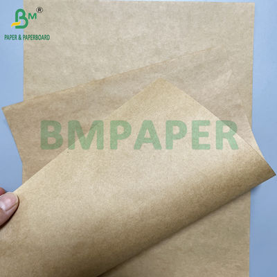 70 80 GSM Unbleached Brown Kraft High Strength Paper Roll 50kgs Loading