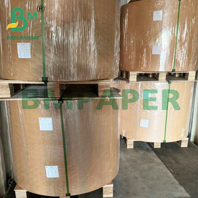 Brown Semi Extensible Sack Kraft Paper For Animal Feed Packaging 80gsm 85gsm