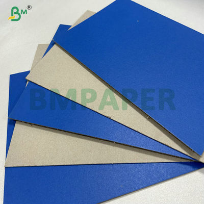 2mm 2.5mm One Side Blue Laminated Grey Back Board For Gift Box 31 X 43inch
