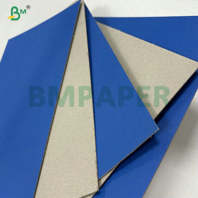 2mm 2.5mm One Side Blue Laminated Grey Back Board For Gift Box 31 X 43inch