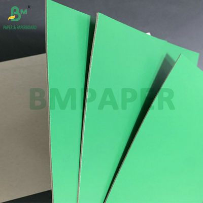 1mm 1.5mm Green Top Grey Back Stiffness Cardboard For Making Picture Frame