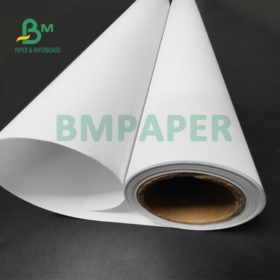 108GSM 180GSM Coated Plotter Bond Paper Roll For Graphics Printing 36'' X 50m