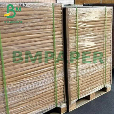 Anti - Curl Testliner White Coated Kraft Paper For Dry Food Packaging 200gsm