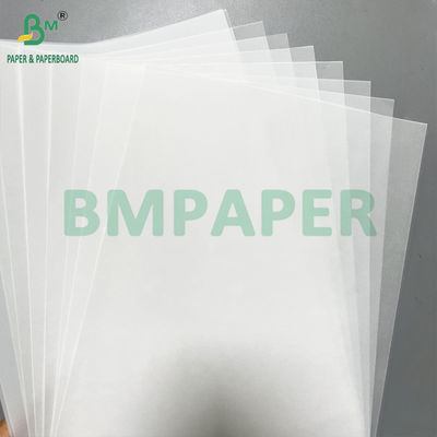 50 83 GSM Smooth White Semitransparent Transfer Paper Roll  880mm X 40m