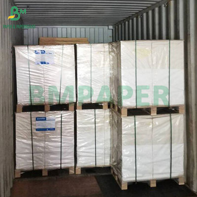 One Side Glossy 62 65 GSM White Wet - Strength Paper Roll For Labels Making