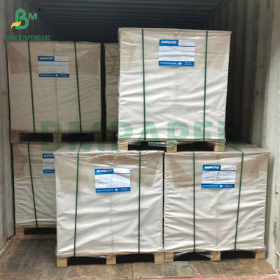 Glossy Surface 1mm 1.5mm Thick White Back Duplex Board Grey Core 102 x 72cm