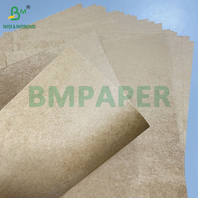 Greaseproof 350g + 20g Matte PE Coated Brown Foodbox Paperboard 70 X 100 Cm