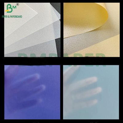 110gsm Color Tracing Paper 787mm By 1092mm Semi-Translucent Pearlized Gold Sliver Paper