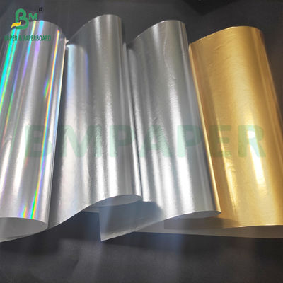 Waterproof Silver Gold Metallized Paper For Wet Strength Beer Label