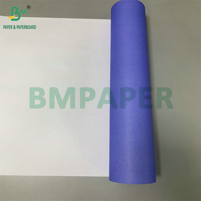 24'' X 150ft One Side Purplish Blue 20lb CAD Bond Paper Roll 2'' Core