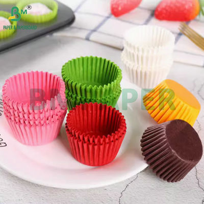 40g Colored Greaseproof Paper Cupcake Liners For Making Disposable Muffin Cups
