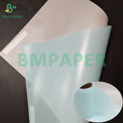 50g White And Blue Oilproof Glassine Paper Self-Adhesive Backing Paper