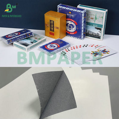 230gsm 310gsm C2S White Playing Cardboard With Blue Black Centre