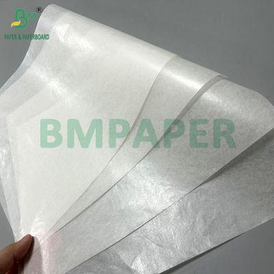 35gram  White Printable Oilproof Wax Coated Paper For Sandwich Wrapping A4 Sheet