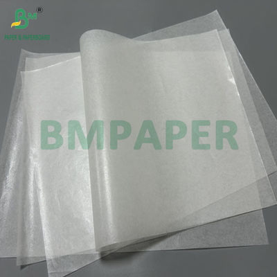 35gram  White Printable Oilproof Wax Coated Paper For Sandwich Wrapping A4 Sheet