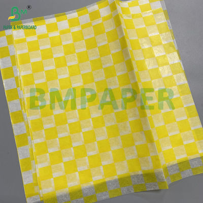 40g 50g One Side Wax Coated Paper Food Grade Wrapping Paper White Black Kraft Coffee Color