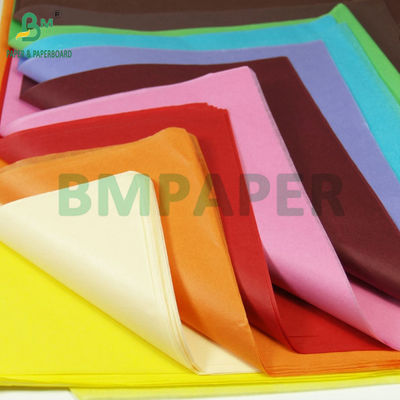 17gsm Colorful Tissue Wrapping Paper For Fruits Packing 50 x 70cm Lightweight