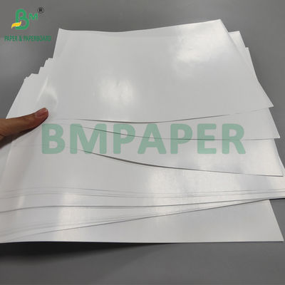 80gsm One Side Coated Glossy White Art Paper For Sticker Label 65 x 95cm