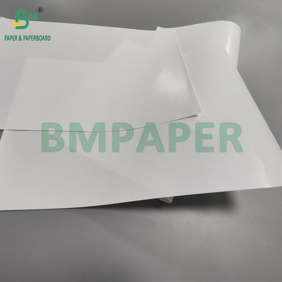 80gsm One Side Coated Glossy White Art Paper For Sticker Label 65 x 95cm