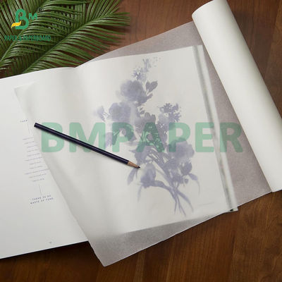 93gsm 100gsm Translucent Tracing Paper For Engineering Drawings 91cm x 70m
