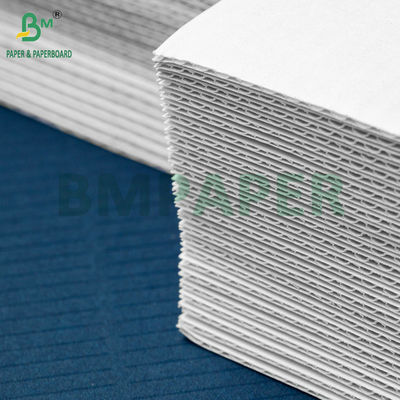 2ply 3ply White Corrugated Board 100g + 100g + 100g E F Flute For Package Box