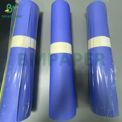 80gsm Digital Plotter Paper Rolls Wide Format Colored Purple Blue 35&quot; X 300ft