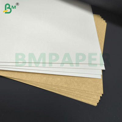 Food Grade 270g Brown Back White Top Coated Duplex Board For Food Box