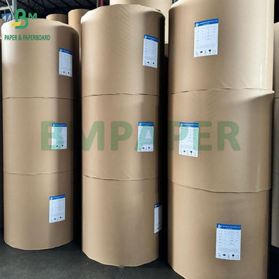 35gsm 40gsm Machine Glazed Brown Kraft Paper MGBK Back Kraft Paper One Side Glossy