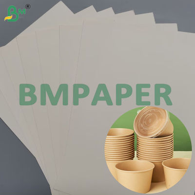 190g Bowl Paper 100 % Virgin Wood Pulp Custom Coated For Paper Bowl
