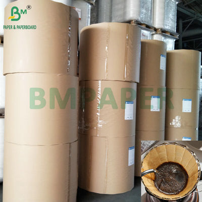 50gsm Natural Brown And White Coffee Filter Paper 500mm - 1500mm Wide