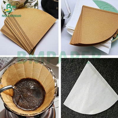 50gsm Natural Brown And White Coffee Filter Paper 500mm - 1500mm Wide