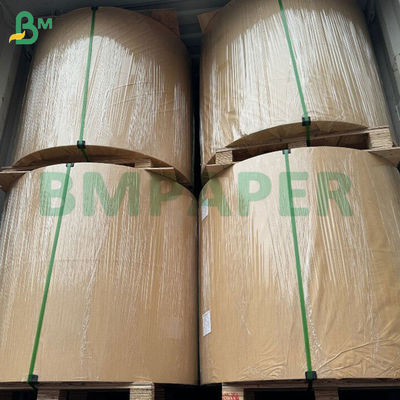 Brown Uncoated Cupcake Liner Paper Disposable Greaseproof 70 * 100cm