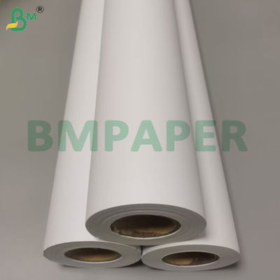 80gsm Uncoated White CAD Plotter Paper For Engineering Printing